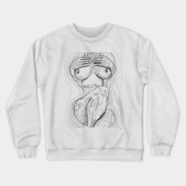 512 (b&w) Crewneck Sweatshirt by suzieqillustratice